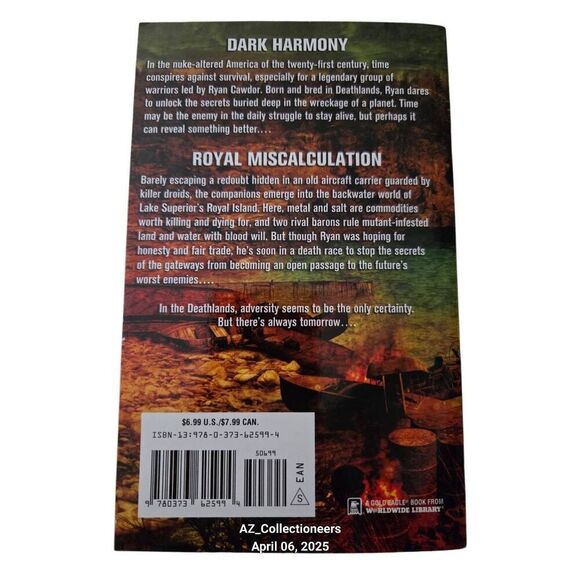 Death lands time castaways by James Axler - gold eagle books - isbn 978037362599 - Picture 4 of 5